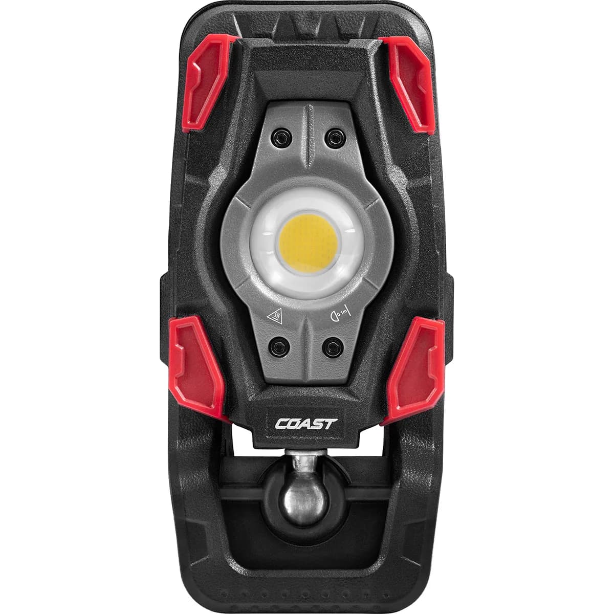 CL10R Clamp Light 1150 Lum w/Ultra View Flood Light BLK/Red - photo 2