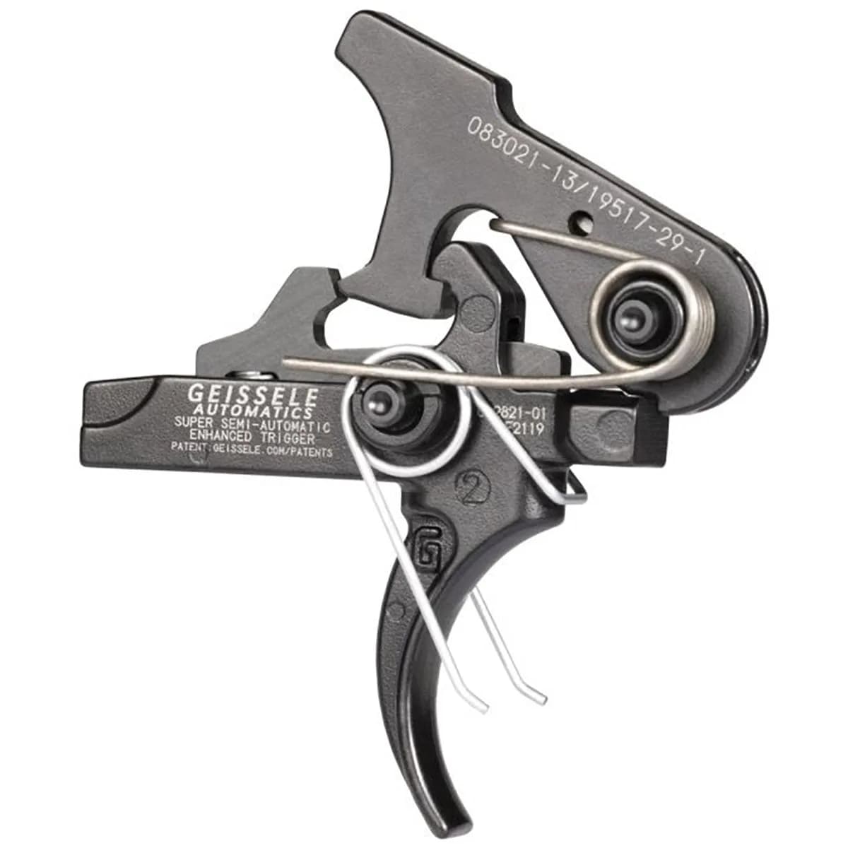SSA-E Super Sem-Auto Enhanced 2-Stg Curved Trigger for AR-15