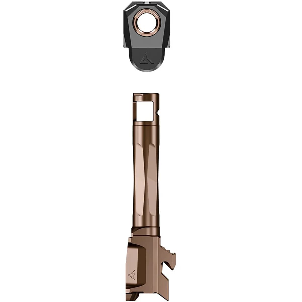 RAMJET Barrel W/AFTERBURNER Micro Comp For Glock 43 - Bronze - photo 4