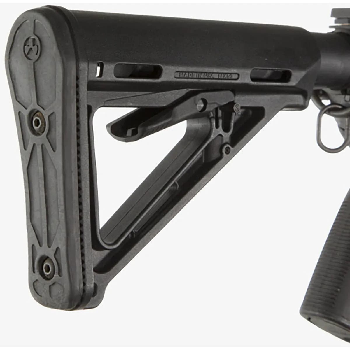 MOE Collapsible Mil-Spec Carbine Stock for AR-15 Black - photo 3