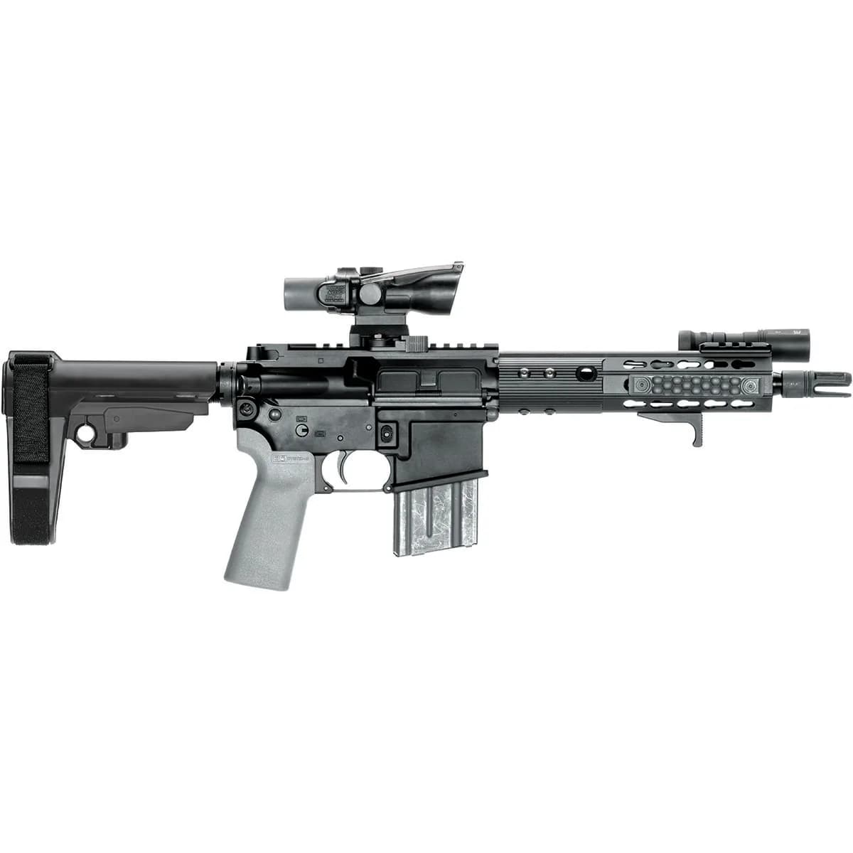 SBA3 5 Position Adjustable Pistol Stabilizing Brace Black - photo 6