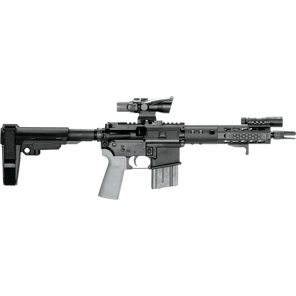 SBA3 5 Position Adjustable Pistol Stabilizing Brace Black - photo 7