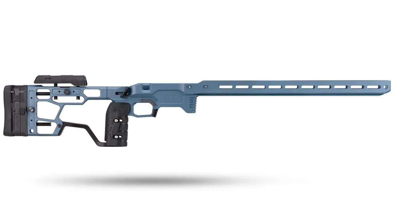 ACC Elite Chassis System For Rem 700 SA RH Titanium Blue