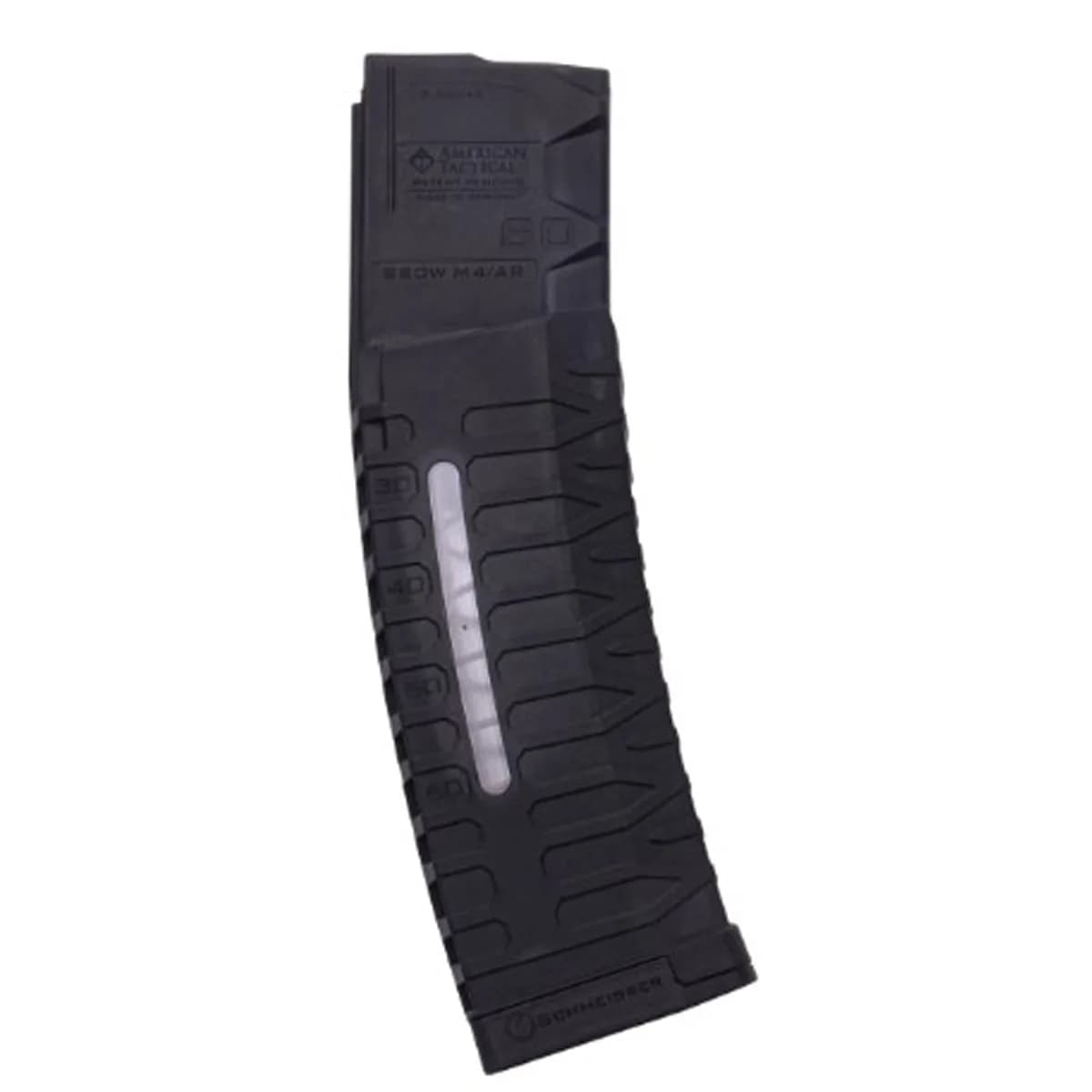 Schmeisser Gen 2 Window Magazine 60Rd Black Polymer 5.56mm