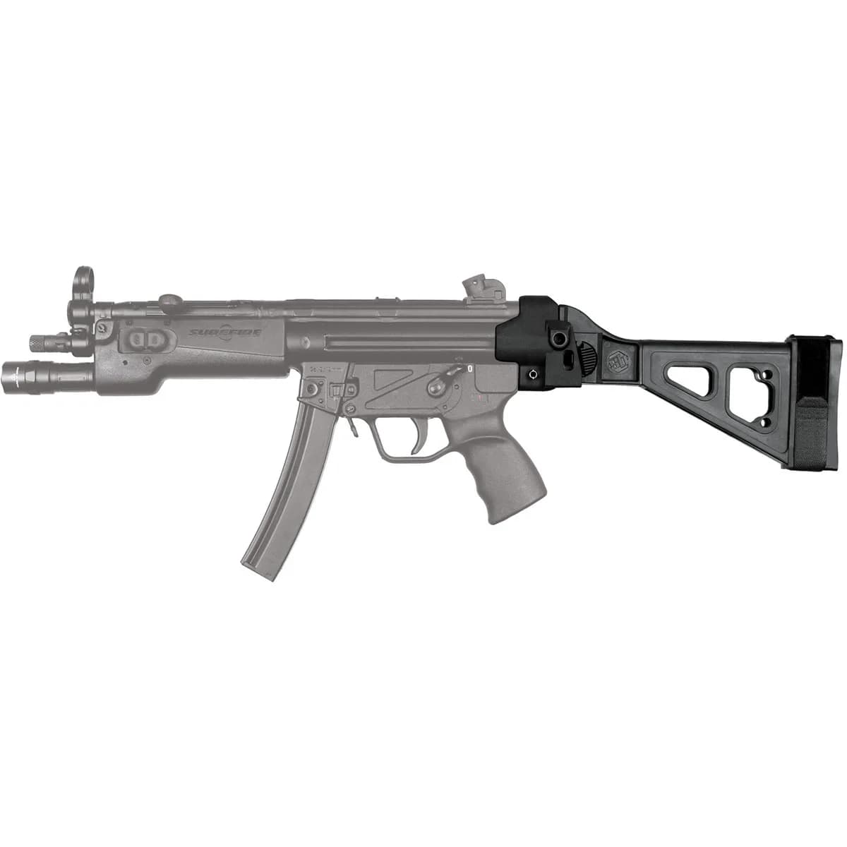 SBT5 Side-Folding Pistol Stabilizing Brace for MP5/MP5K Blk - photo 4
