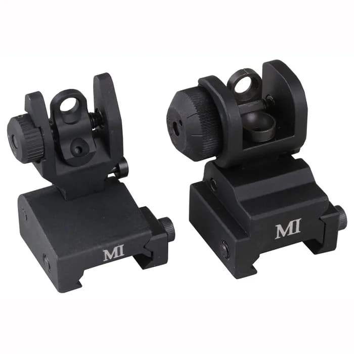 AR-15 Flip-Up Adjustable MCTAR-SPLP Rear Sight Black - photo 2