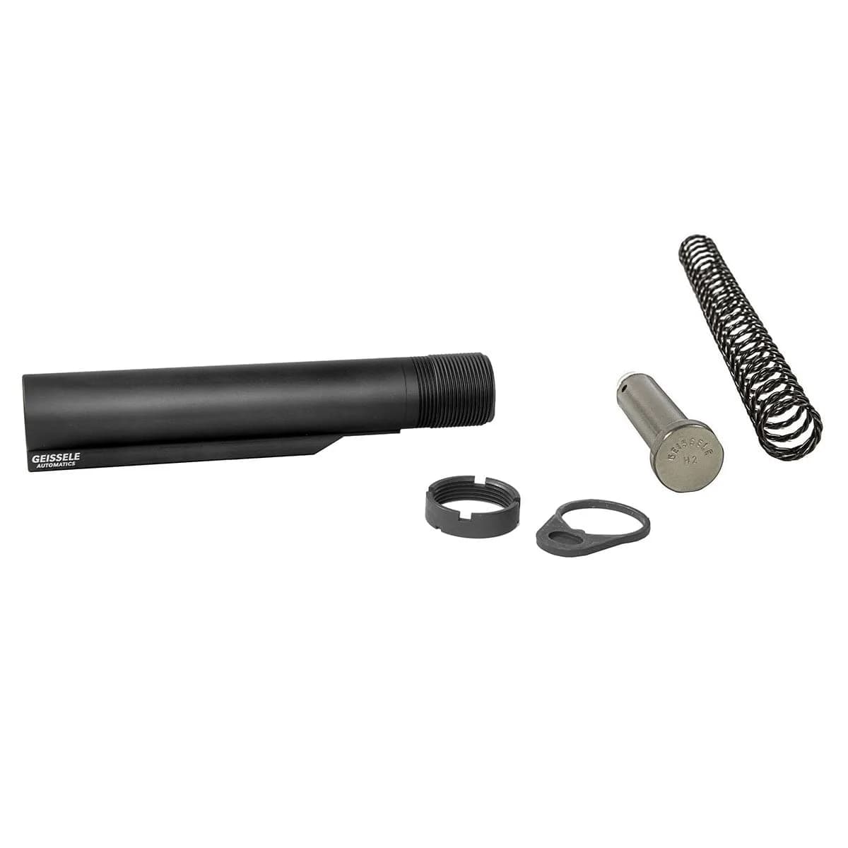 AR15 Premium MILSPEC Buffer Tube Assembly W/Super 42, H2 BLK