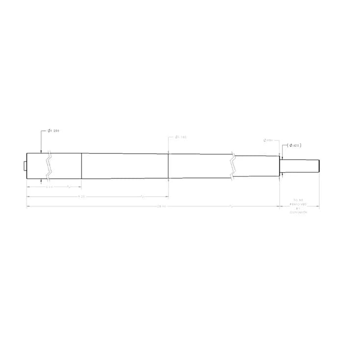243 Caliber 7.5 Twist 28" Stainless Steel Competition BBL