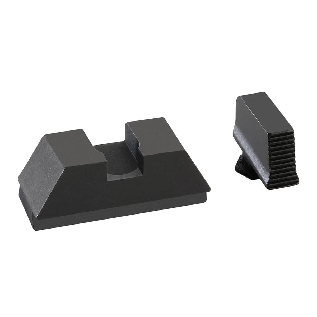 2L Optic Comp Sights Serratd Front .240"F /.315"R for Glock
