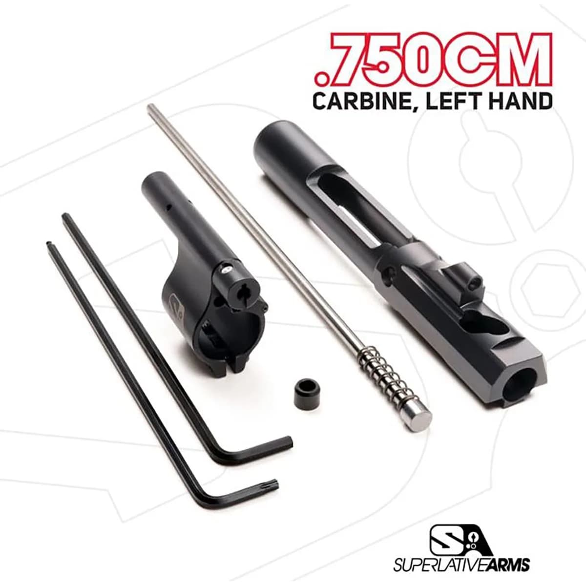AR-15 Adj Piston System W/ClampOn .750" Gas Block Carbine LH - photo 5