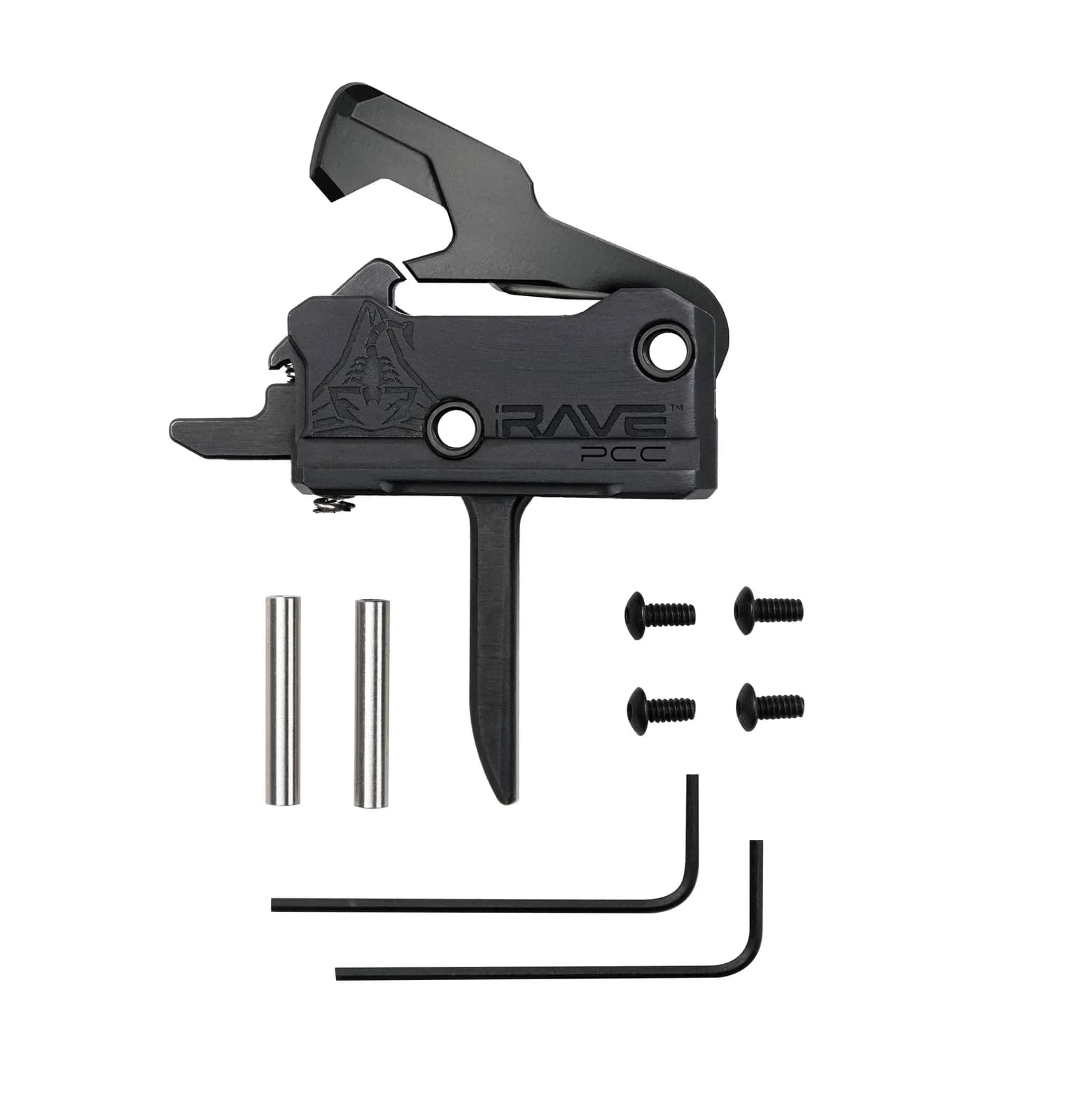 Rave PCC Drop-In Flat Trigger With Anti-Walk Pins Black