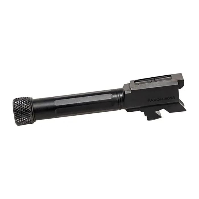 Match 9mm Threaded Straight BBL for Glock 43/43X Black