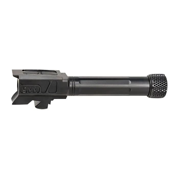 Match 9mm Threaded Straight BBL for Glock 43/43X Black - photo 2