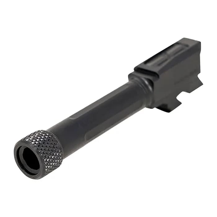 Match 9mm Threaded Straight BBL for Glock 43/43X Black - photo 3