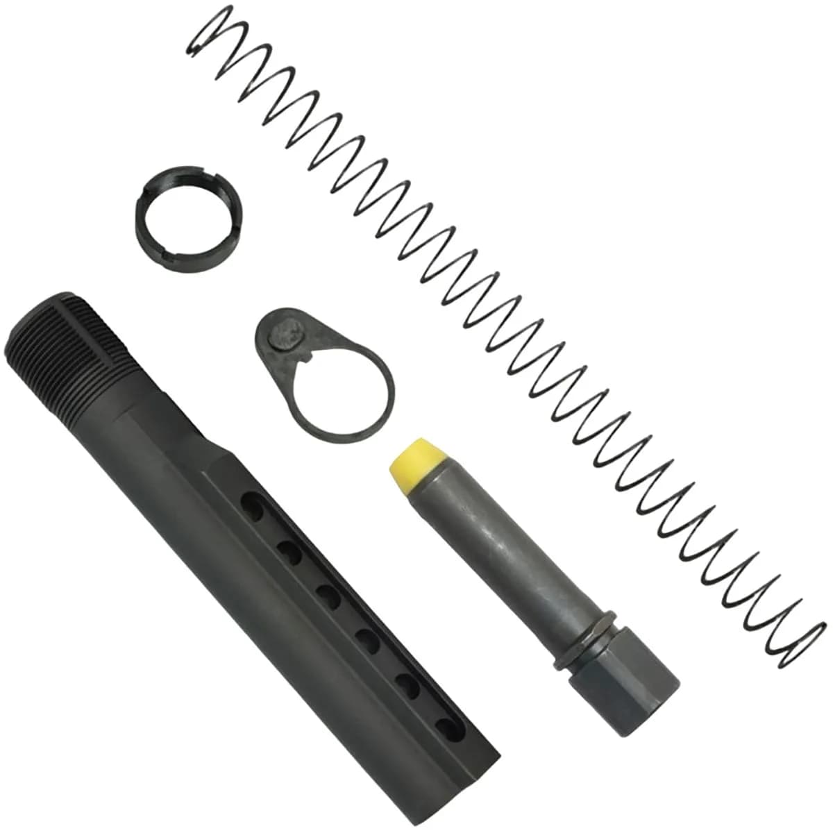 K-SPEC AR-15 PCC Carbine Buffer Tube Kit w/8.6 oz Buffer Blk