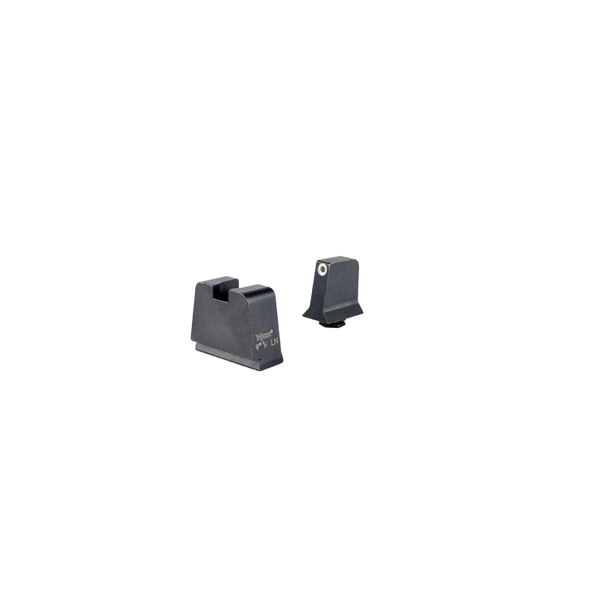 Suppressor/Optic Height Sight Set White/Black Slim Glocks