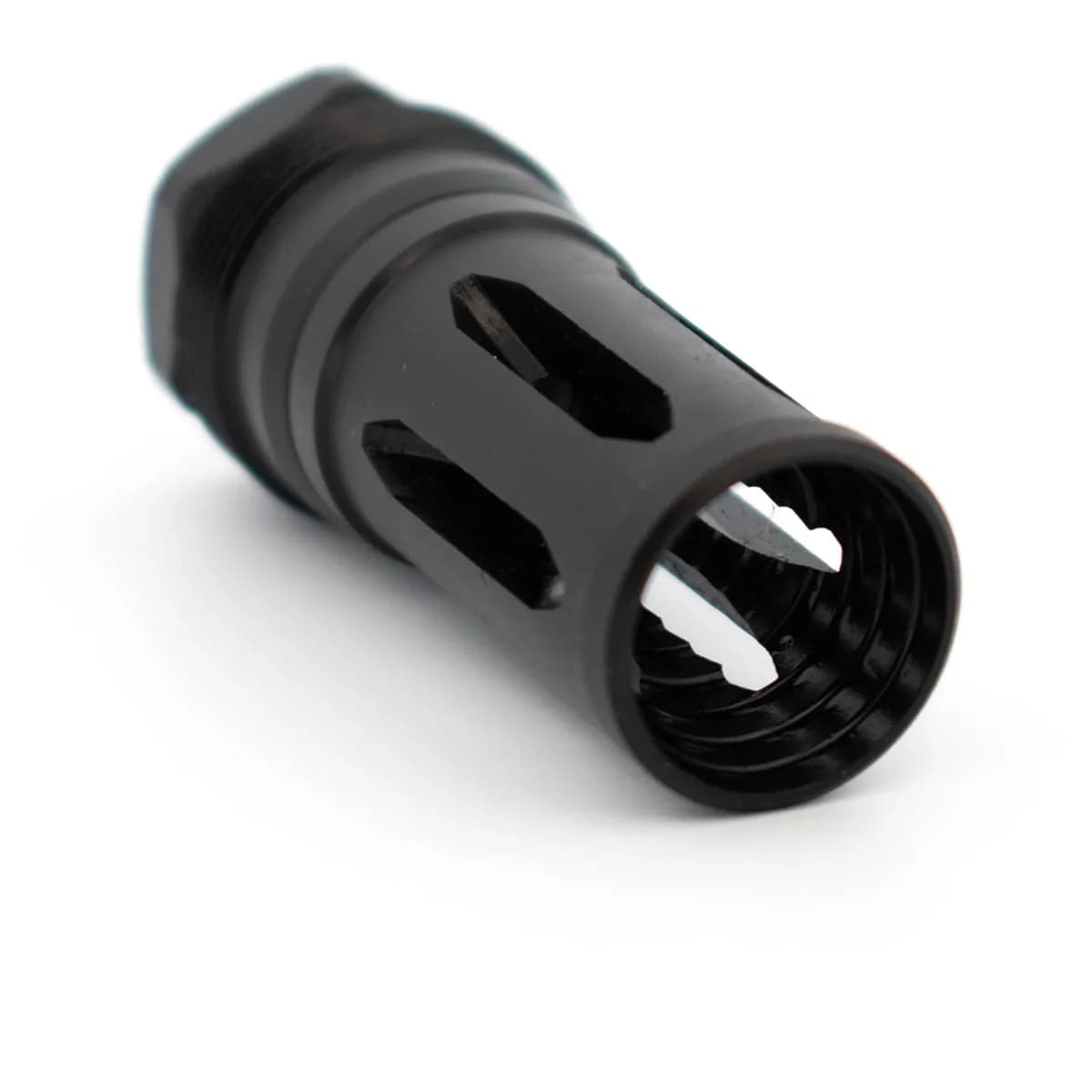 R2 Flash Hider 1/2-28 Threads Square Shoulder Black Nitride - photo 2