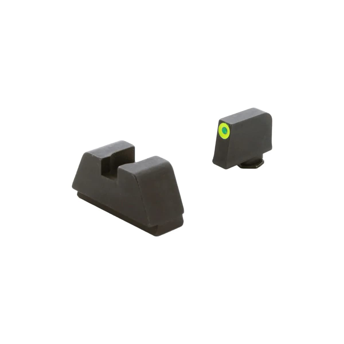 XL Opt Comp Sights Trit/LumiGreen OL .315"F/.394"R for Glock