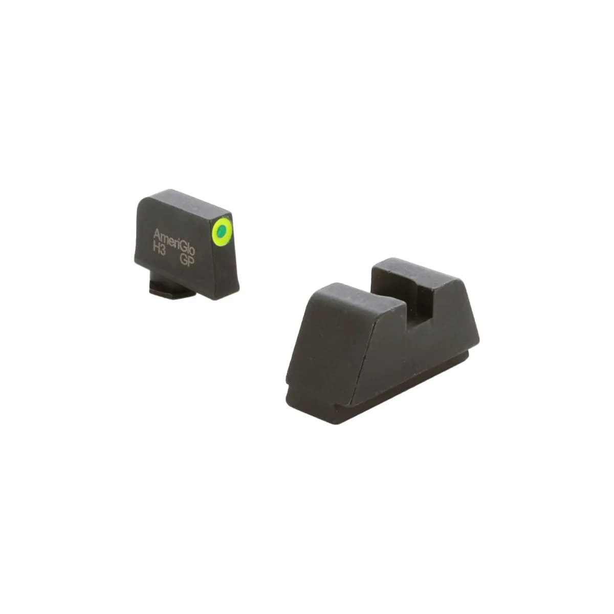XL Opt Comp Sights Trit/LumiGreen OL .315"F/.394"R for Glock - photo 3