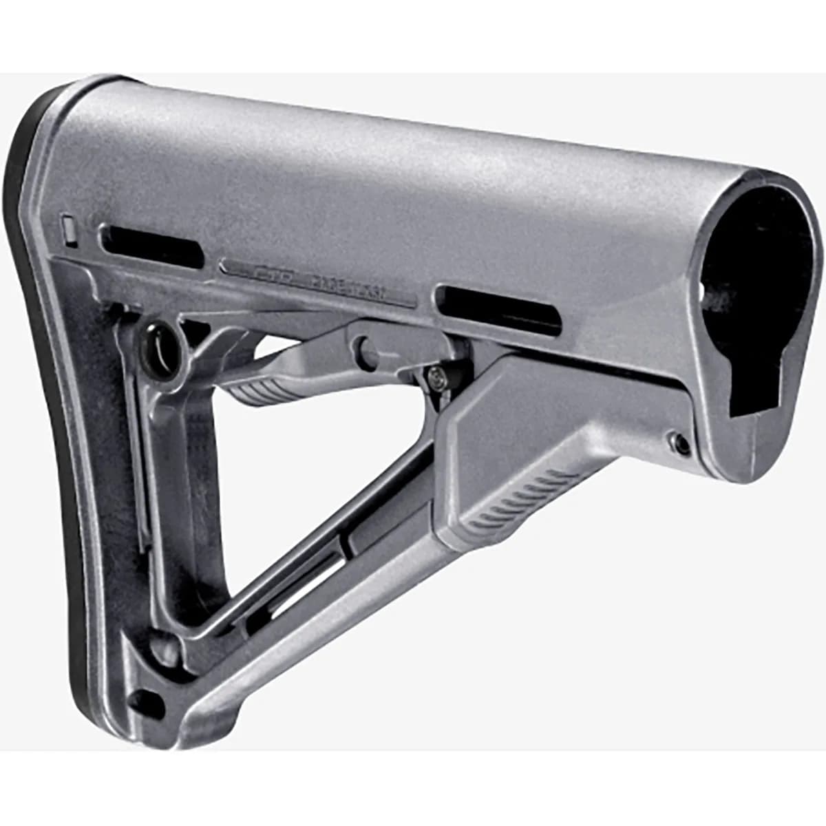 CTR Collapsible Mil-Spec Carbine Stock for AR-15 Gray - photo 2