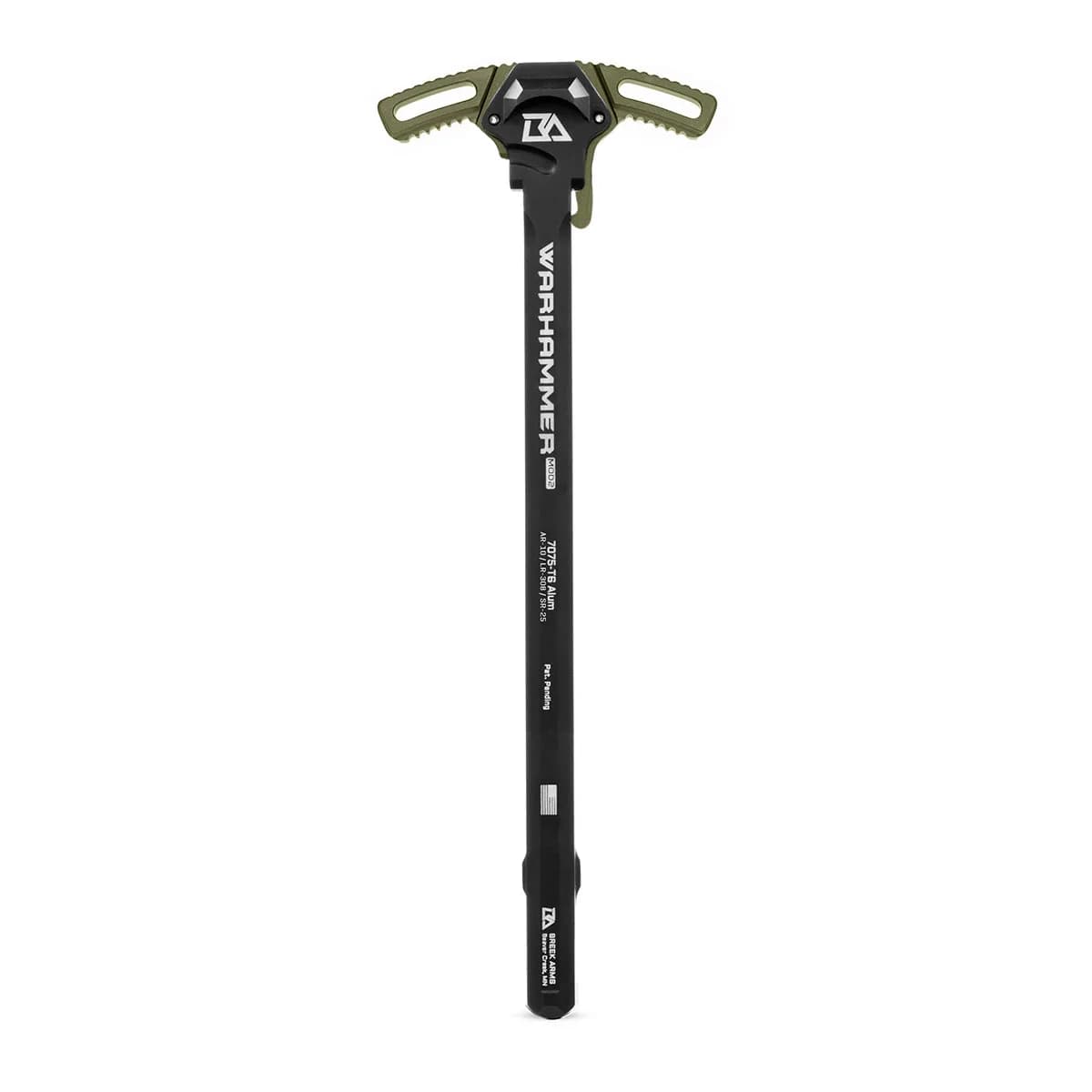 AR-15 Warhammer Mod2 Ambidextrous Charging Handle OD Green