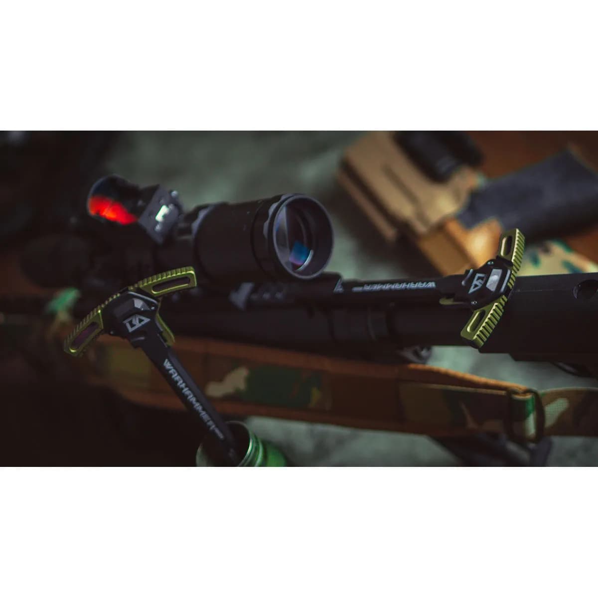 AR-15 Warhammer Mod2 Ambidextrous Charging Handle OD Green - photo 5