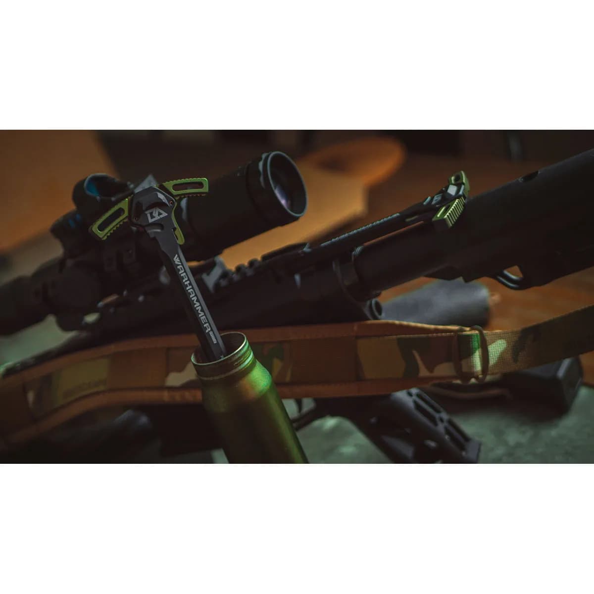 AR-15 Warhammer Mod2 Ambidextrous Charging Handle OD Green - photo 7