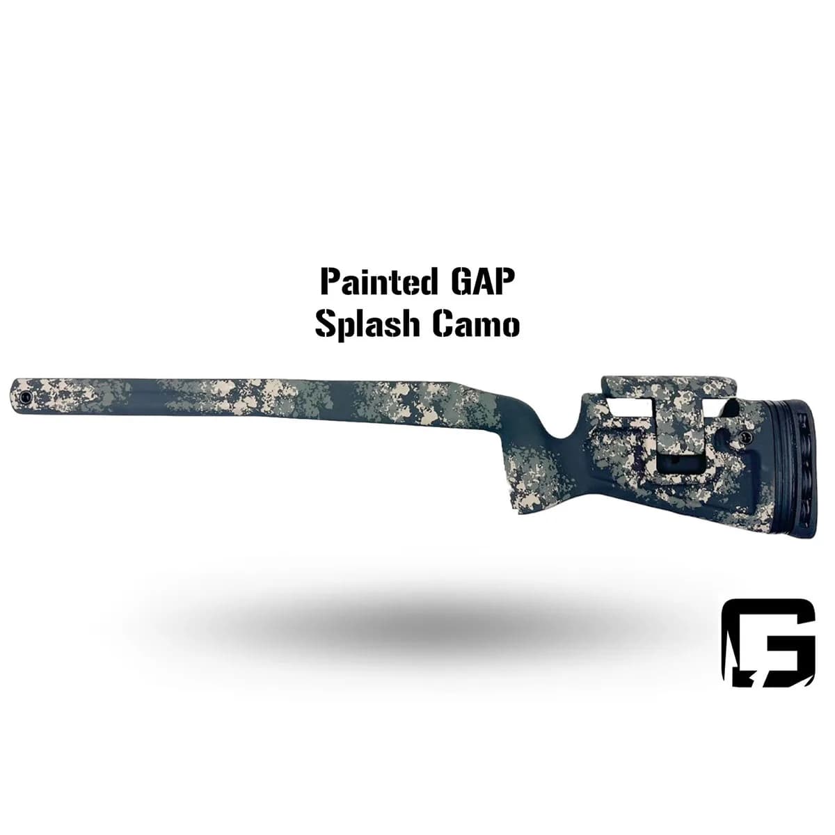 Phoenix 2 Long Action Right Hand Rifle Stock GAP Splash Camo