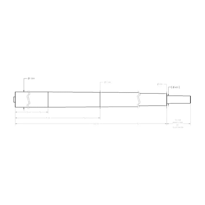264 Cal 1-8 Twist 28" Stainless Steel Competition Barrel