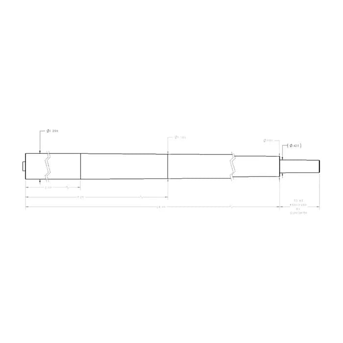 30 Caliber 1-9 Twist 28" Stainless Steel Competition BBL