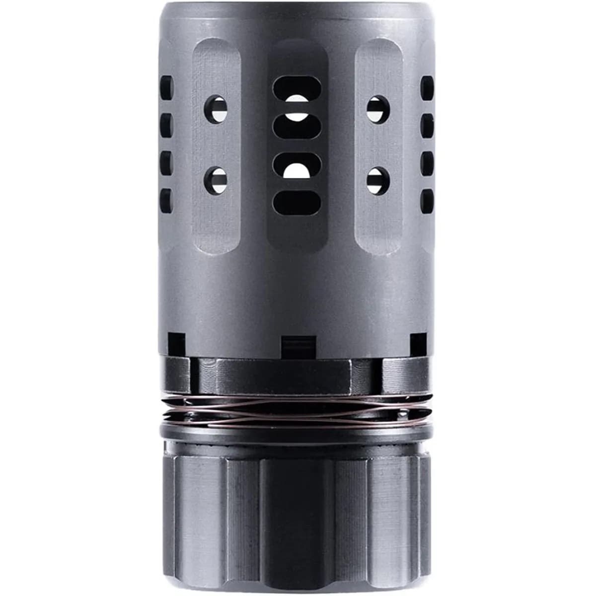 Pyro 2.0 Muzzle Brake w/DA451 KeyMicro & .45 Cal Front Cap