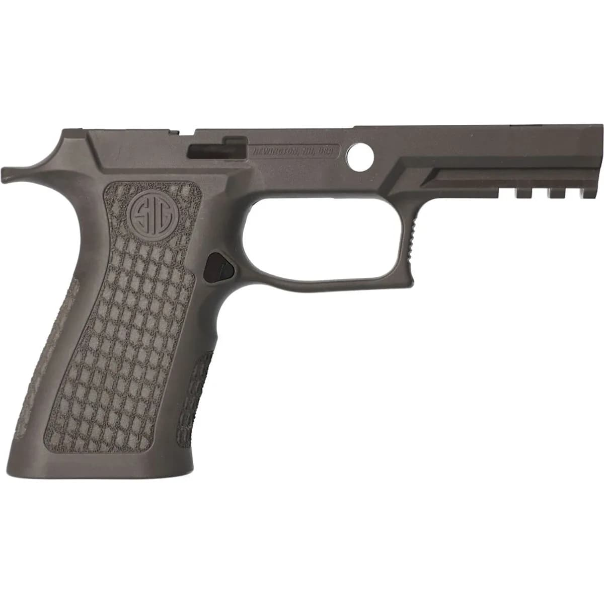 LTXG Grip Module Laser Engraved P320-X Carry 9/40/357 Gray