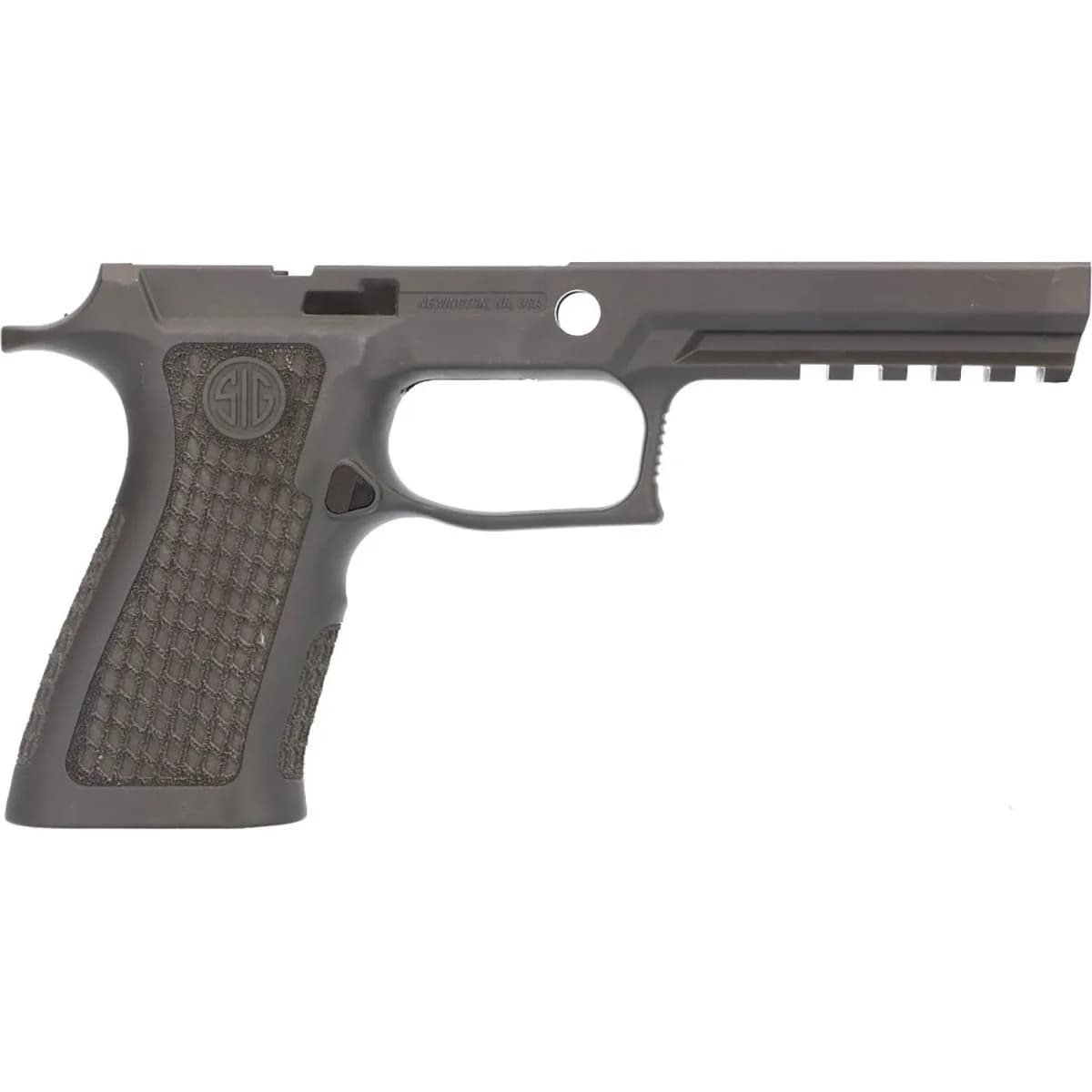 LTXG Grip Module Laser Engraved P320-Full Size 9/40/357 Gray