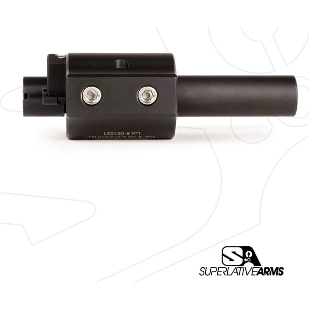 AR-15 Adj Piston System W/Solid .625" Gas Block Midlength LH - photo 4