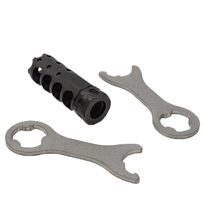 Hypertap 556 Muzzle Brake 22 Caliber 1/2-28 SS Black - photo 3