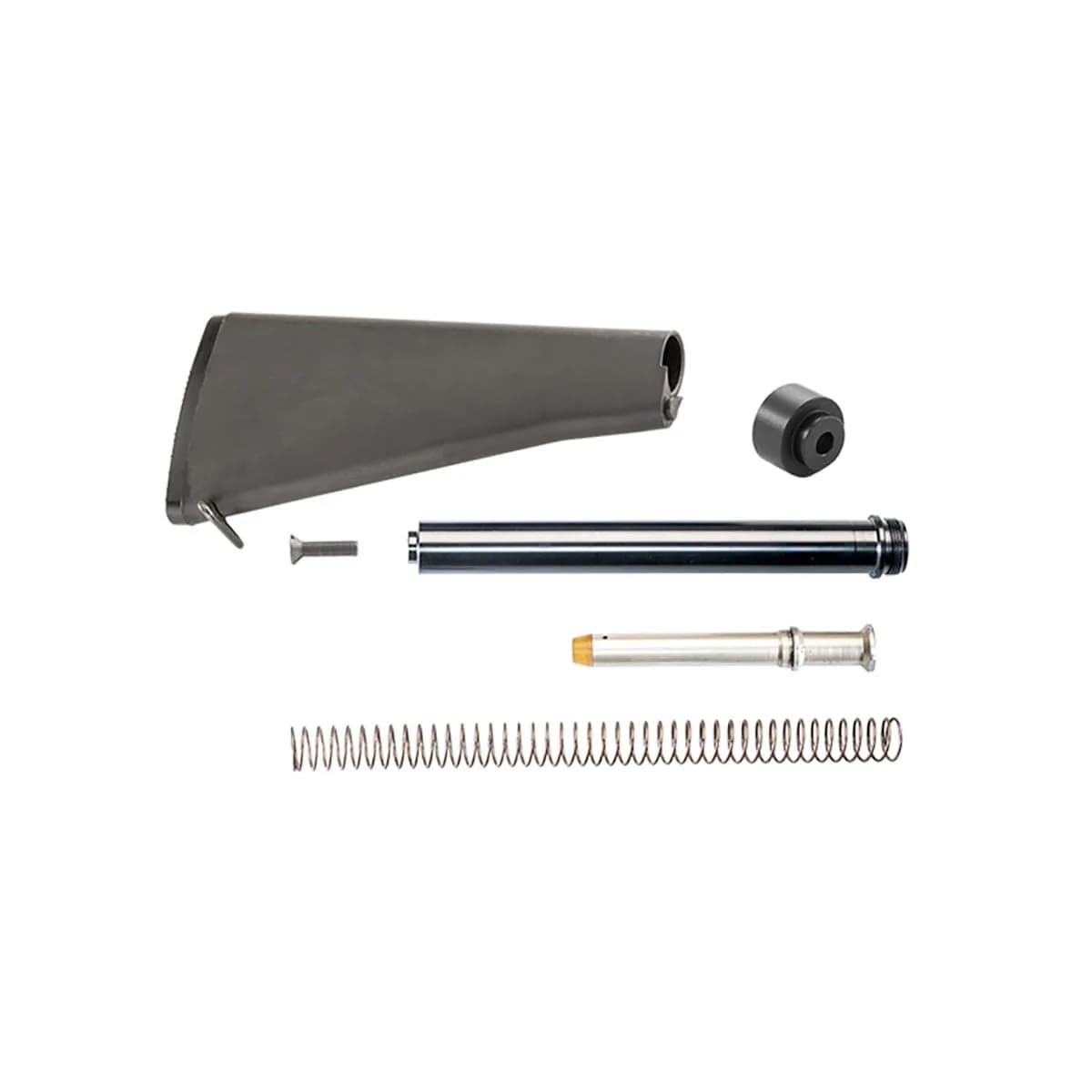 AR-15 A2 Mil-Spec Buttstock With STD 223 Buffer Kit Black