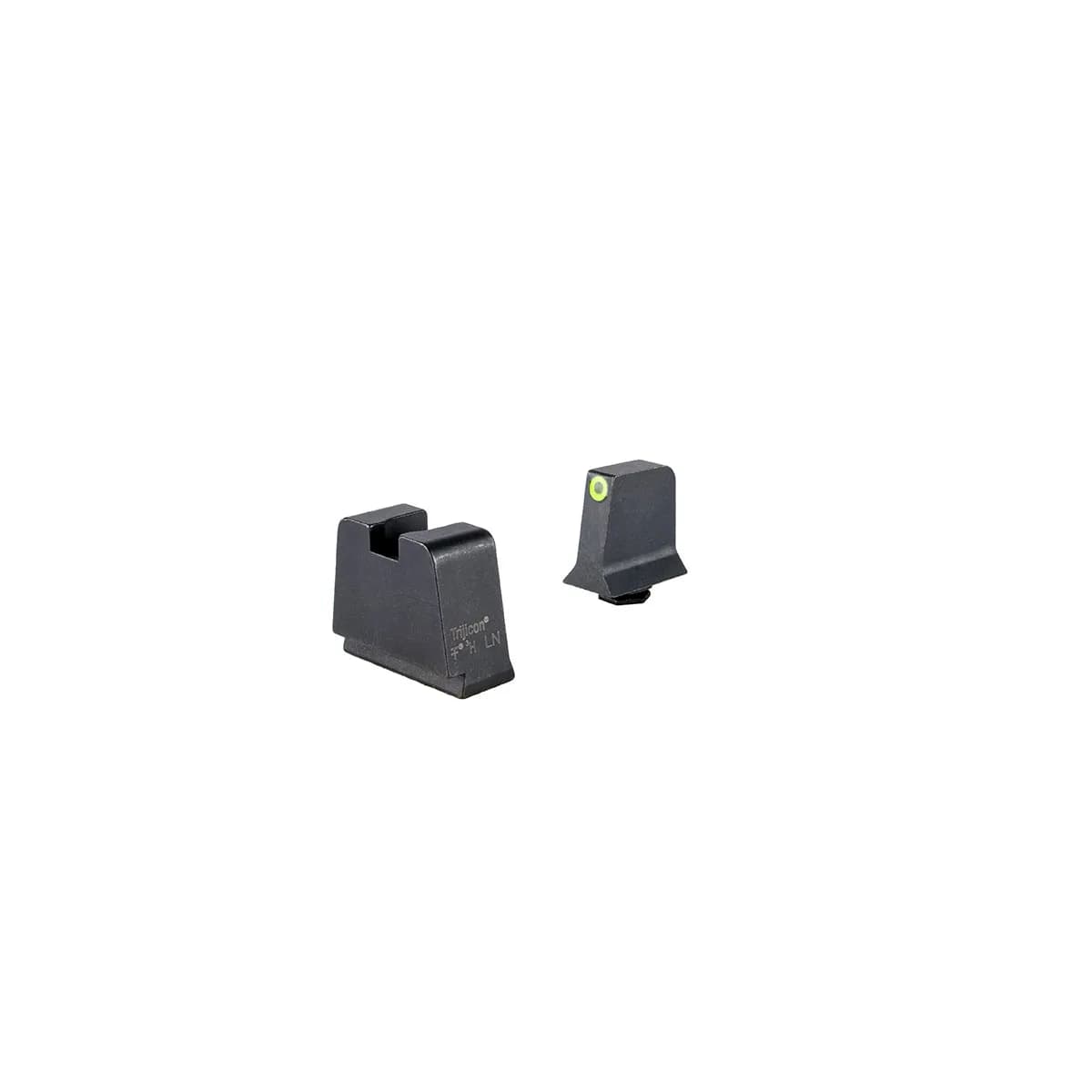 Suppressor/Optic Height Sight Set Yellow/Black Slim Glocks
