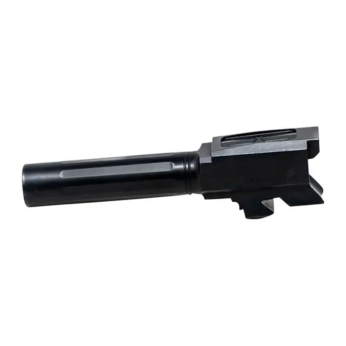 Match 9mm Non-Thread Straight BBL for Glock 43/43X Black
