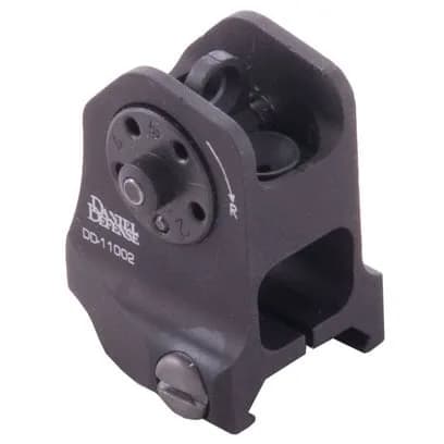 Fixed Adjustable A1.5 Backup Rear Sight for AR-15 Black