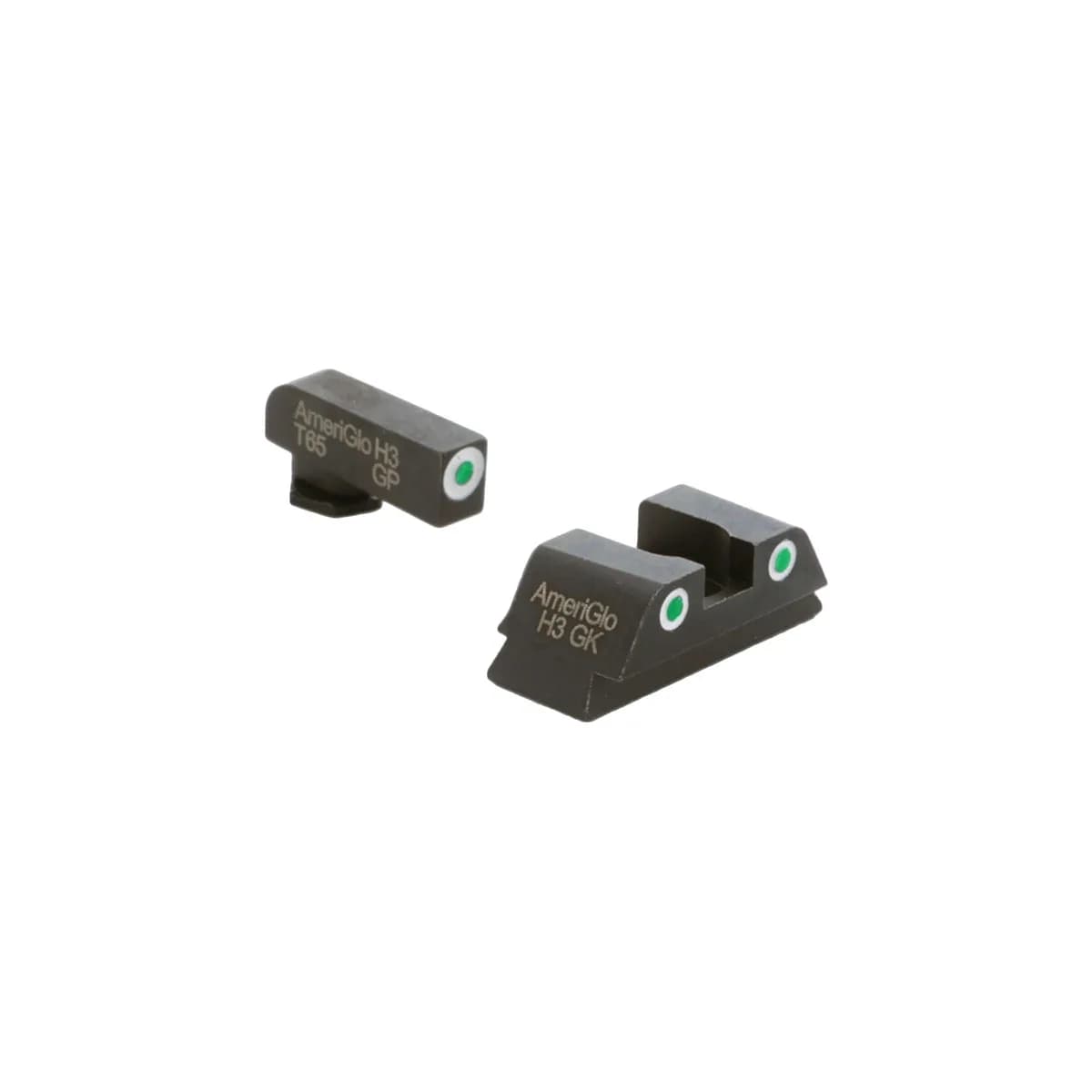 Classic Tritium Sight Set for Glock 42,43,43X,48 Black