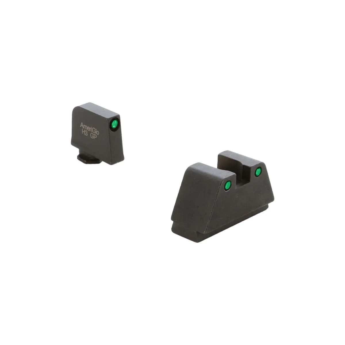 2XL Opt Comp 3Dot Sights Trit/Blk OL .350"F/.429"R for Glock - photo 2