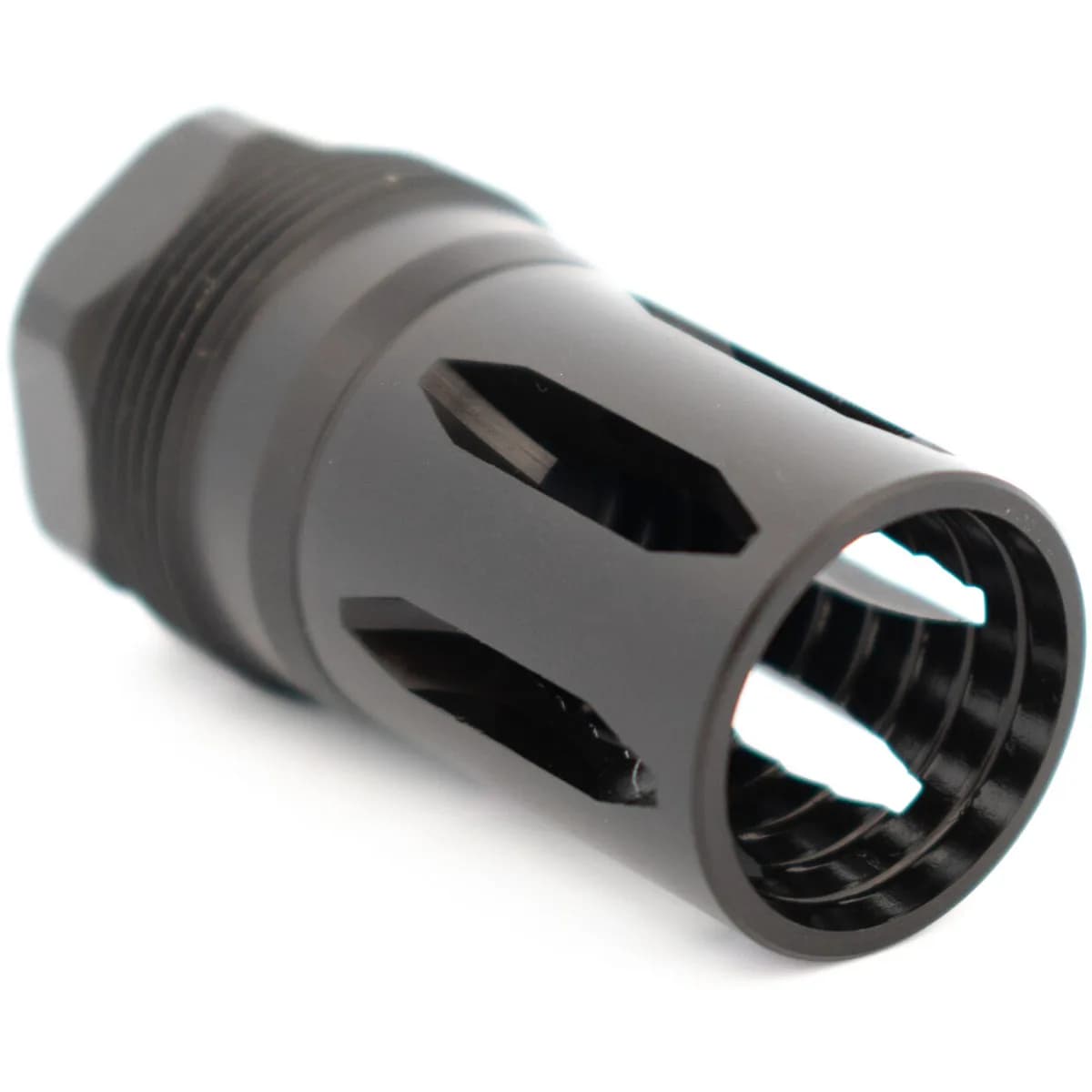 R2S Flash Hider M18x1.5 Threads Taper Shoulder Black - photo 3