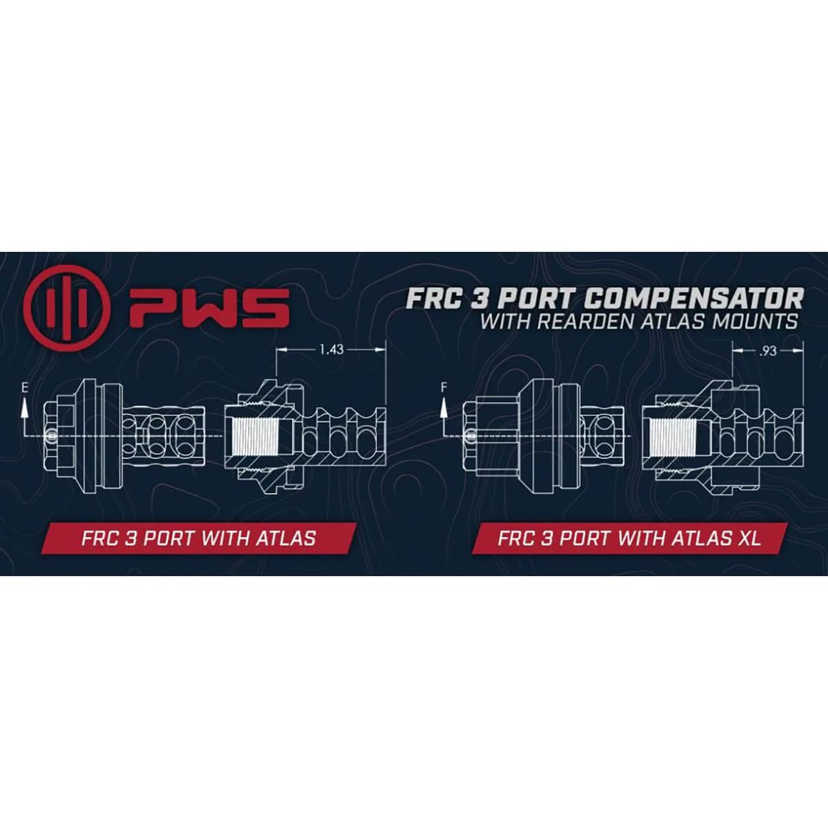 FRC Tapered 3-Port 223 Caliber 1/2"-28 Threads Compensator - photo 5