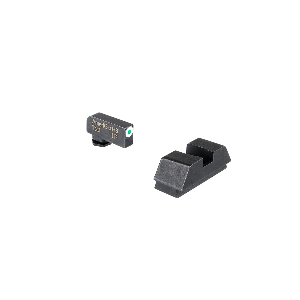 1L Optic Comp Sights Trit/White OL .220"F /.295"R for Glock