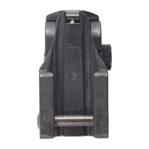AR-15 Flip-Up Adjustable Low Profile Rear Sight Black