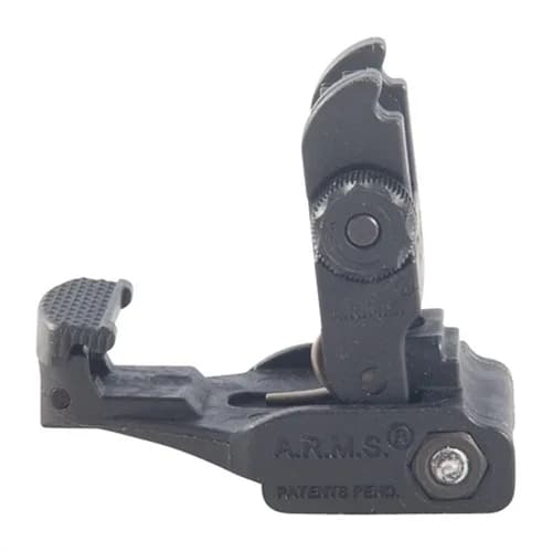 AR-15 Flip-Up Adjustable Low Profile Rear Sight Black - photo 3