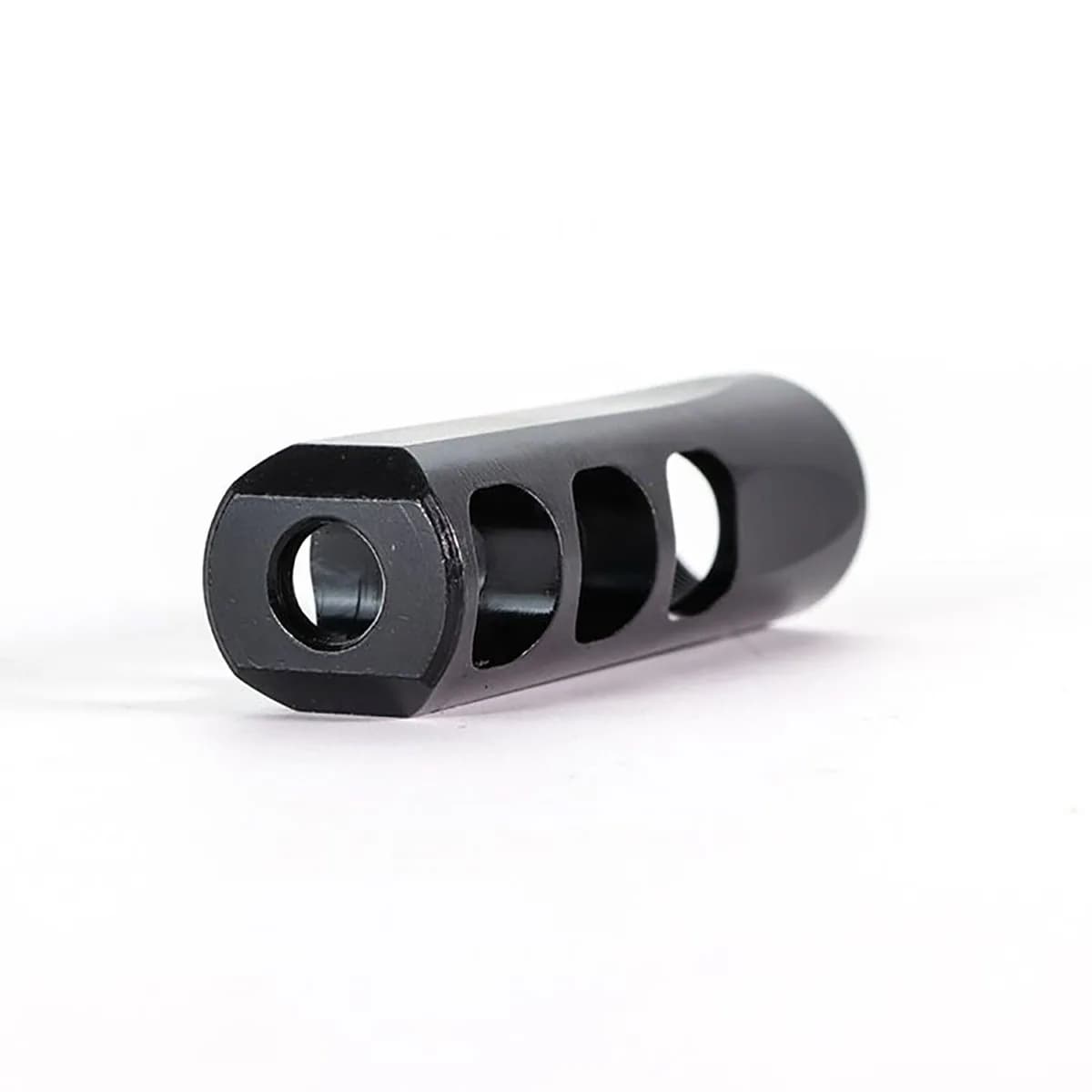 SLIM 5.56 NATO 3-Port Muzzle Brake .620 1/2"-28 Threads BLK - photo 4