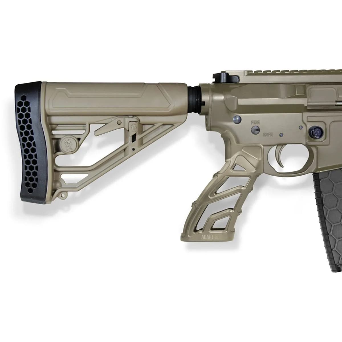 EX Performance Adjustable Mil-Spec Stock for AR15/AR308 FDE