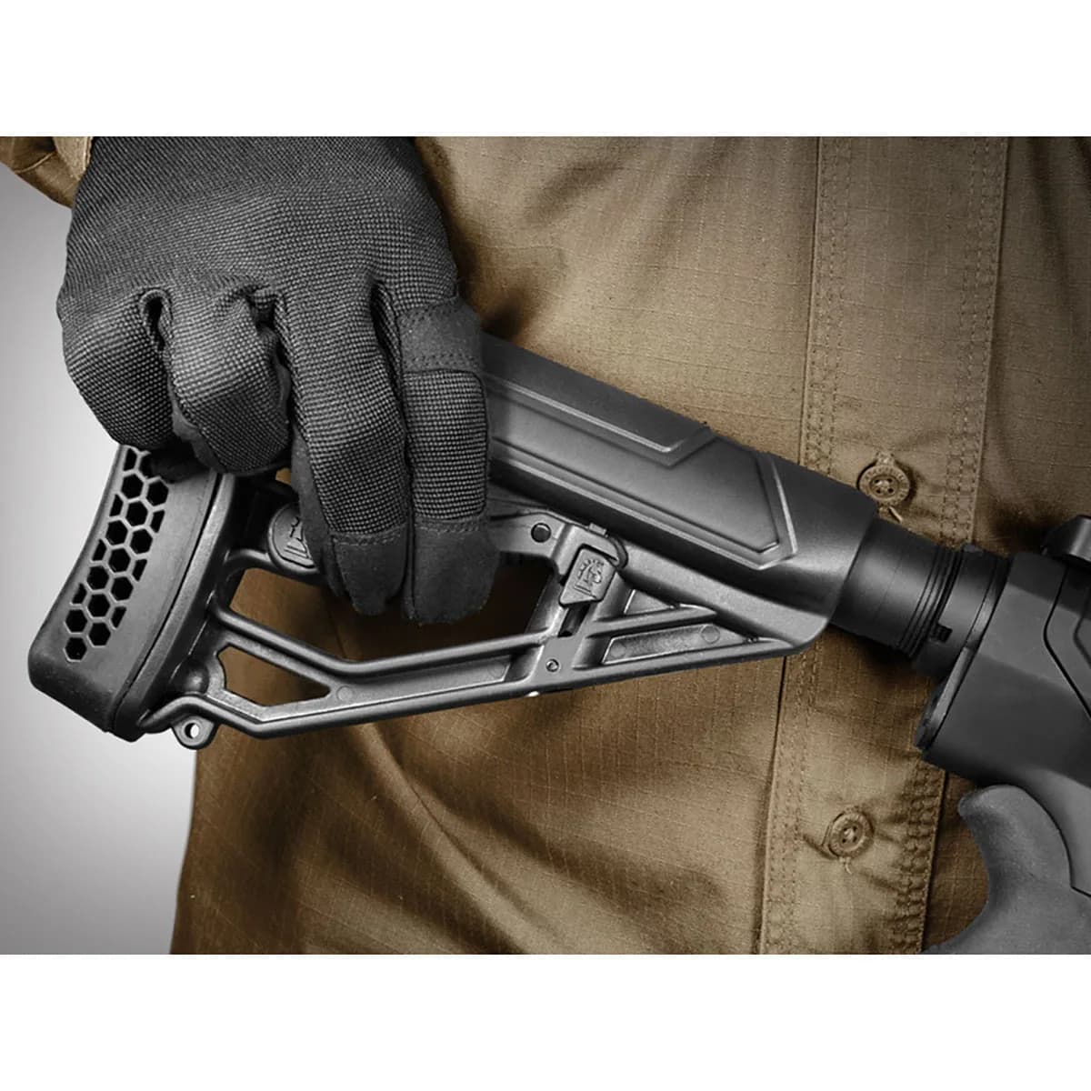 EX Performance Adjustable Mil-Spec Stock for AR15-AR308 BLK - photo 5