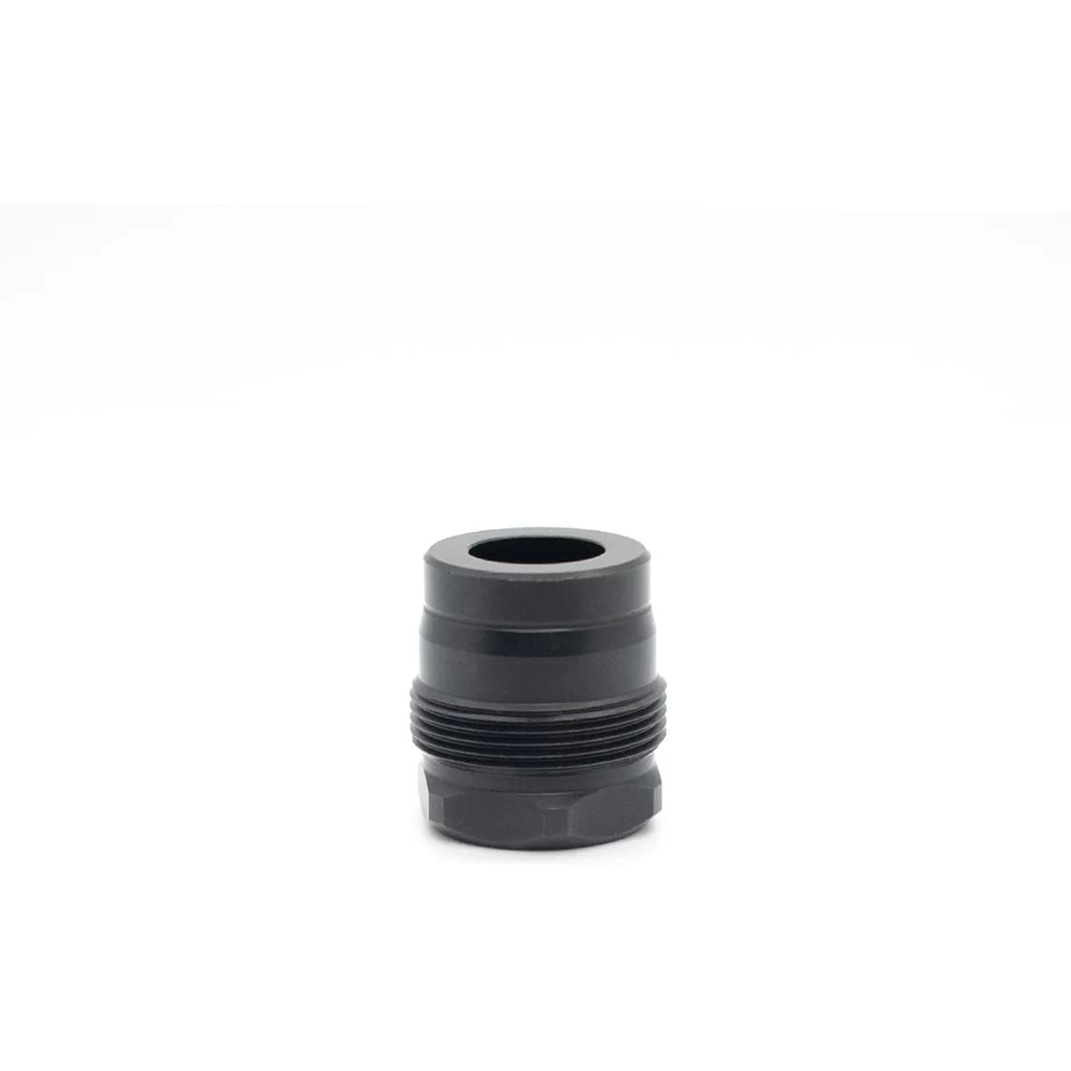 Mini Muzzle Brake 0.456 1/2x36 Thread Square Shoulder Black